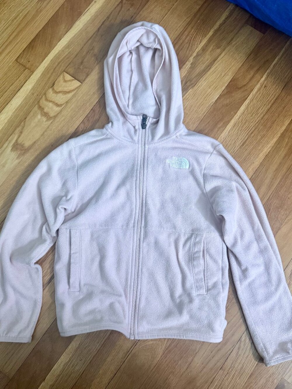 The North Face Youth Fleece Jacket - light pink, size 7/8